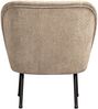 Sessel Vogue aus Chenille-Stoff, modernes Design, sandfarben, bequem gepolstert für Dein Zuhause Bild 3
