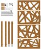 vidaXL Gartentor 100x175 cm Cortenstahl Helles Design 4100957 Bild 5