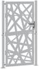 vidaXL Gartentor 100x175 cm Cortenstahl Helles Design 4100957 Bild 3
