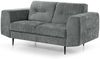 Beautysofa Polstergarnitur im modernen Stil auf hohen Metallbeinen VENEZIA, (Sessel + 2-Sitzer Sofa + 3-Sitzer Sofa im modernes Design), mit Metallbeine, Couchgarnituren aus Velours Bild 3