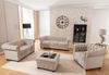 S-Style Möbel Chesterfield-Sofa 2-Sitzer Cleo Blink aus Samt mit Kristallsteppung und Massivholzfüßen, mit Wellenfederung Bild 3