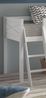 Kinderbett Karyl 208x114x135 Massivholz Weiß Regal Kommode Bild 4