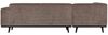 Ecksofa Statement Jacquard-Stoff, modern links, taupe, komfortabel für 4–5 Personen Bild 2