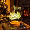 Geschenkelampe LED Nachttischlampe Hogwarts Harry Potter 3D mehrfarbiges Nachtlicht Geschenke für Kinder, Leuchte 7 Farben fest integriert, Geburtstagsgeschenk für Freunde, Mädchen, Junge, HP Fans, Kollegen Bild 4