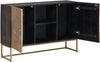vidaXL Sideboard Messing 105 x 30 x 70 cm 42020072 Bild 2