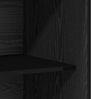 vidaXL Kleiderschrank mit Regal Schwarz Eichen-Optik 80 x 50 x 200 cm 3378503 Bild 5