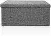 Deuba Faltbare Sitzbank/Sitzhocker MDF - 80 x 40 x 40 cm grau Bild 5