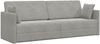 vidaXL Boden-Sofa-Bett Hellgrau 213 x 70 x 77 cm Samt 4106726 Bild 2