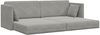 vidaXL Boden-Sofa-Bett Hellgrau 213 x 70 x 77 cm Samt 4106726 Bild 4