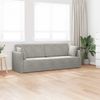 vidaXL Boden-Sofa-Bett Hellgrau 213 x 70 x 77 cm Samt 4106726 Bild 3