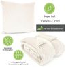 Wohndecke Flauschige Cord Kuscheldecke Sherpa Fell Sofadecke, heimtexland, 150x200 I extra dick I warm I kuschelig weich I fusselfrei Bild 4