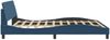 vidaXL Bettgestell mit Kopfteil "Dover" Blau 180x200 cm Stoff 373231 Bild 5