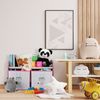 Niedriges Kinderregal mit Heldin-Motiv Bild 5