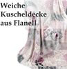 Kuscheldecke Wohndecke Flanell ( Mandarino ) - hochwertige Flauschige Decke, 150x200 cm - Cashmere Touch Tagesdecke Bild 5