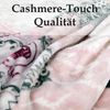 Kuscheldecke Wohndecke Flanell ( Mandarino ) - hochwertige Flauschige Decke, 150x200 cm - Cashmere Touch Tagesdecke Bild 4