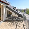 Relaxdays Balkonmöbel Set 3-teilig in Holzoptik Bild 4