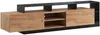 Vente-unique - IDESIA TV unit Holz, Platte GrauBeige - B 43,6 cm x H 47,8 cm x L 192,4 cm Bild 5