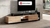 Vente-unique - IDESIA TV unit Holz, Platte GrauBeige - B 43,6 cm x H 47,8 cm x L 192,4 cm Bild 2