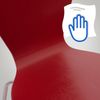 CLP Besucherstuhl Calisto stapelbar,rot Bild 5