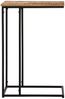 Beistelltisch Laptoptisch Holz 25x60x40cm nachhaltig Sofatisch C-Tisch Toront... Bild 5