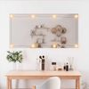 vidaXL Wandspiegel mit LED-Leuchten 50x100 cm Glas Rechteckig 3189157 Bild 3