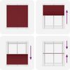 vidaXL Plissee Bordeauxrot 115x150 cm Stoffbreite 114,4 cm Polyester 4015248 Bild 5