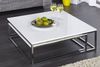 2er Set Design Couchtisch MENTO weiss hochglanz Chromgestell 75/65cm Bild 4