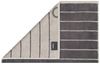 CAWÖ Handtuch - C Balance, 50x100 cm, Walkfrottier, Baumwolle, Streifen Anthrazit Bild 3