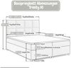 Best for Home Boxspringbett Trinity K-1 LUX – Modern Boxspringbett mit Stauraum & Komfort (140x200 160x200 180x200 200x200 cm), Verschiedene Liefermöglichkeiten, TOP Preis-Leistungs-Verhältnis Bild 3
