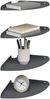 vidaXL Schwebendes Regal mit Regal 4 pcs Anthrazit 24 x 24 x 2,3 cm 8004103 Bild 3