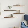vidaXL Wandregale 4 Stk. Altholz-Optik 60x20x1,5 cm Holzwerkstoff 856297 Bild 3