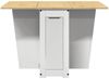 vidaXL Butterfly-Esstisch Klappbar Corona Weiß Massivholz Kiefer 4013435 Bild 4