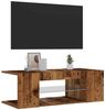 vidaXL TV-Schrank mit LED-Leuchten Altholz-Optik 90x39x30 cm 856325 Bild 4