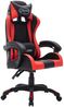 vidaXL Gaming-Stuhl mit RGB LED-Leuchten Rot und Schwarz Kunstleder 287997 Bild 3