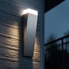 3er Set LED UP Wandleuchte, Edelstahl silber Bild 4