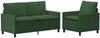 vidaXL Sofa Set 2 pcs Dschungelgrün Stoff 3417087 Bild 2