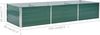 Hochbeet für Garten OSKAR Grün 240x80x45cm Verzinkter Stahl Hochbeet Metall Gartenbeet Kräuterbeet Blumenbeet Beet hoch Frühbeet für Garten Gemüsebeet Bild 2