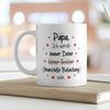 GRAVURZEILE Tasse bedruckt mit dem Spruch - Finanzielle Belastung - Lustige Geschenke, aus Keramik - Spülmaschinenfest, - Papa Tochter - Weiß Bild 2