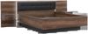 Bettanlage >Bellevue< in Schwarz Eiche/ Schlammeiche - 284,6x96,5x208,7 (BxHxT) Bild 2