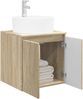 vidaXL Wandmontierte Waschtisch Sonoma-Eiche 49,5 x 44,5 x 65 cm 890434 Bild 3