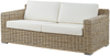 Beliani 'ARDEA' 2 Sitzer Sofa, Rattan Hellbraun Bild 4