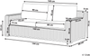 Beliani 'ARDEA' 2 Sitzer Sofa, Rattan Hellbraun Bild 2