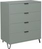 Kommode Erna 81x45x102 Pinie Green matt Lack 14725-D Bild 2