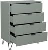 Kommode Erna 81x45x102 Pinie Green matt Lack 14725-D Bild 3