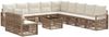 vidaXL Gartensofa-set 12 pcs Beige Poly-Rattan 3435768 Bild 1