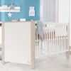 roba Kinderzimmerset 'Olaf' 2-teilig - Bett 70 x 140 - Wickelkommode breit - Weiß / Luna Elm Bild 4