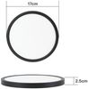 ZMH LED Deckenleuchte Rund Flach - Schwarz 3000K Warmeweiß 15W Flurlampe IP44 Badezimmerlampe Ø18cm für Wohnzimmer Schlafzimmer Küche Bild 4