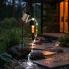 LED Solar-Steckleuchte, Gießkanne, silber, H 90 cm Bild 2