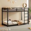 Bett 90x200 cm aus Metall – platzsparendes Etagenbett mit hohen Sicherheitsleisten Bild 2