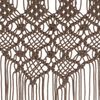 vidaXL Makramee Vorhang Taupe 140x240 cm Baumwolle 323983 Bild 4